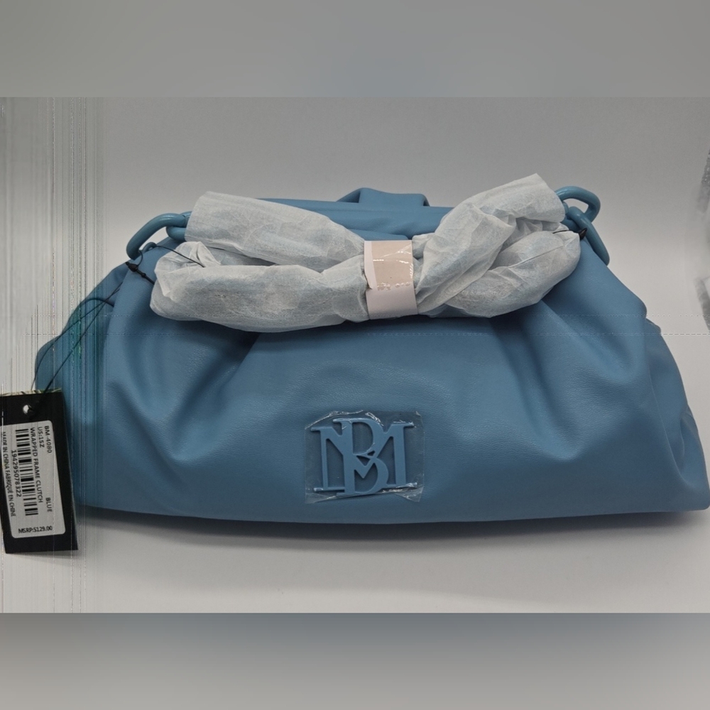 Badgley Mischka Elegant Blue Shoulder Bag
